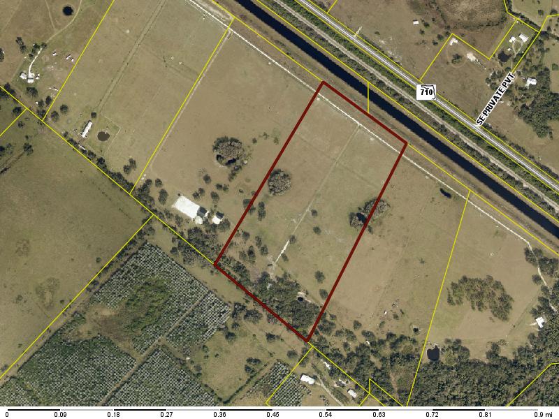 Okeechobee Co. Aerial of 44 Acre Ranch 