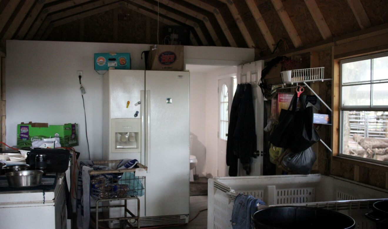 Interior of Red Shed